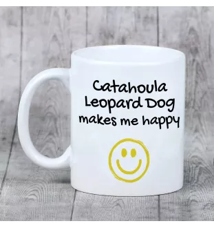 Catahoula Cur - Tasse mit Hund, fröhliche Tasse für Hundeliebhaber, personalisiertes Geschenk der Marke Art-Dog