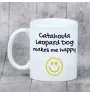 Catahoula Cur kubek z psem Makes me happy Art-Dog