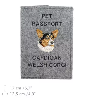 Cardigan Welsh Corgi etui na paszport Art-Dog