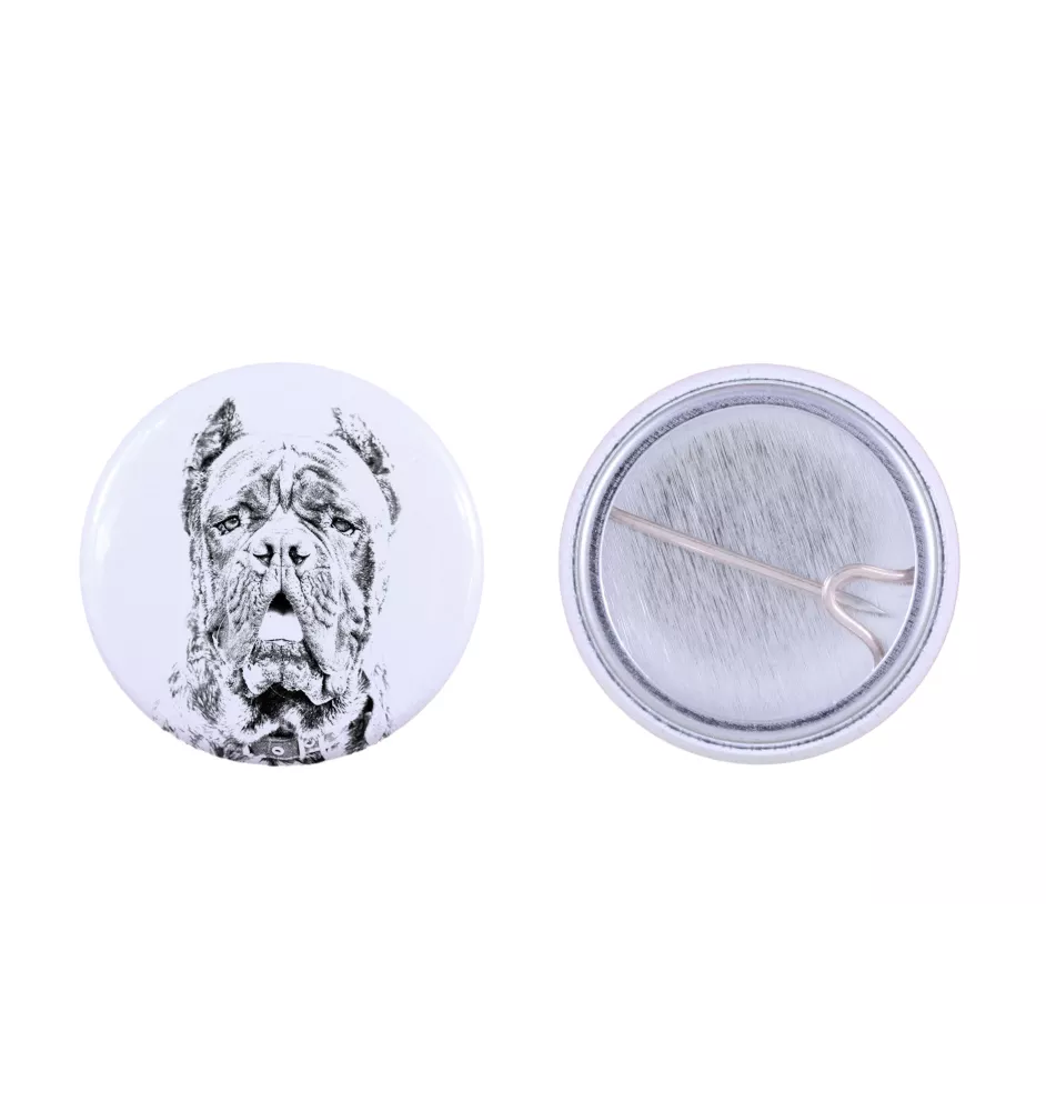 Cane Corso, Chien De Cour Italien - badge avec votre chien, ajoutez votre propre photo, marque Art-Dog