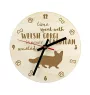 Cardigan Welsh Corgi - horloge avec chien, horloge en bois avec gravure, horloge personnalisée par Art-Dog
