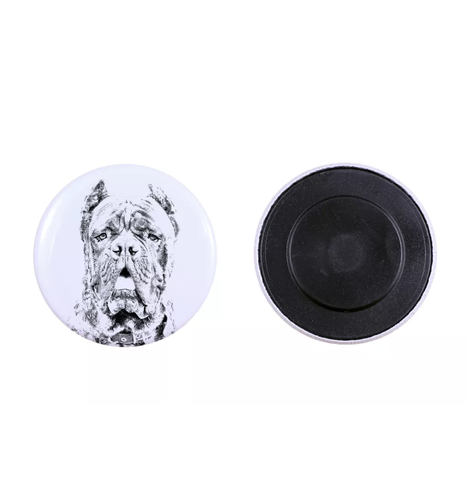 Cane Corso, Chien De Cour Italien - aimant avec un œil de chien, exceptionnellement léger, aimant puissant, produit fabriqué à la main par la marque Art-Dog