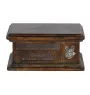 Cardigan Welsh Corgi - wooden urn for dog ashes, personalized urn with engraving, small urn for dog ashes from the Art-Dog brand