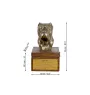 Cane Corso, Italian Cane Corso - urn for dog ashes with a statuette, small urn for a dog, personalized urn with a bust of a dog by Art-Dog brand