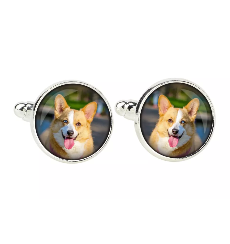 Cardigan Welsh Corgi - Manschettenknöpfe, Hemdverzierung, Hemdanhänger der Marke Art-Dog