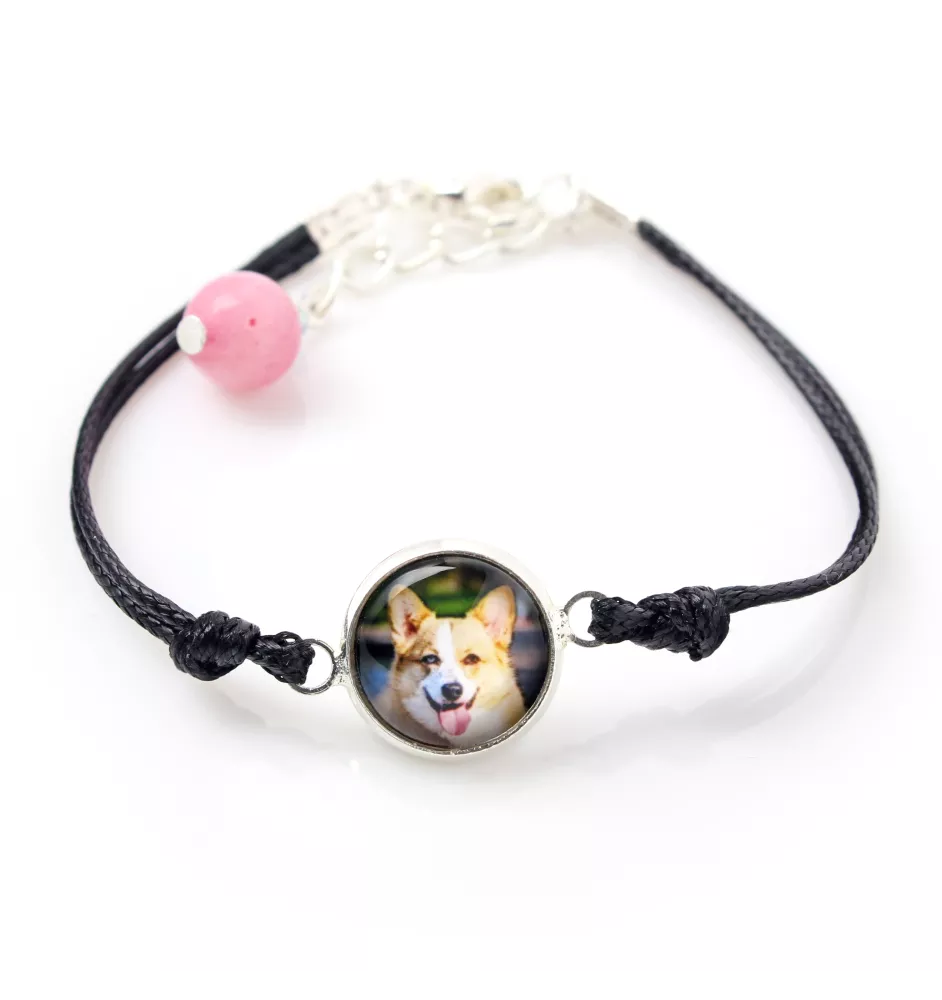 Cardigan Welsh Corgi - Armband mit Ihrem Foto handgefertigt, einzigartiger Schmuck der Marke Art-Dog