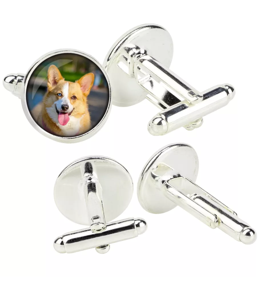 Cardigan Welsh Corgi - Boutons de manchette dans une boîte, bijoux faits à la main, produit de la marque Art-Dog