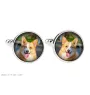 Cardigan Welsh Corgi - cufflinks in a box, handmade jewelry, product of the Art-Dog brand