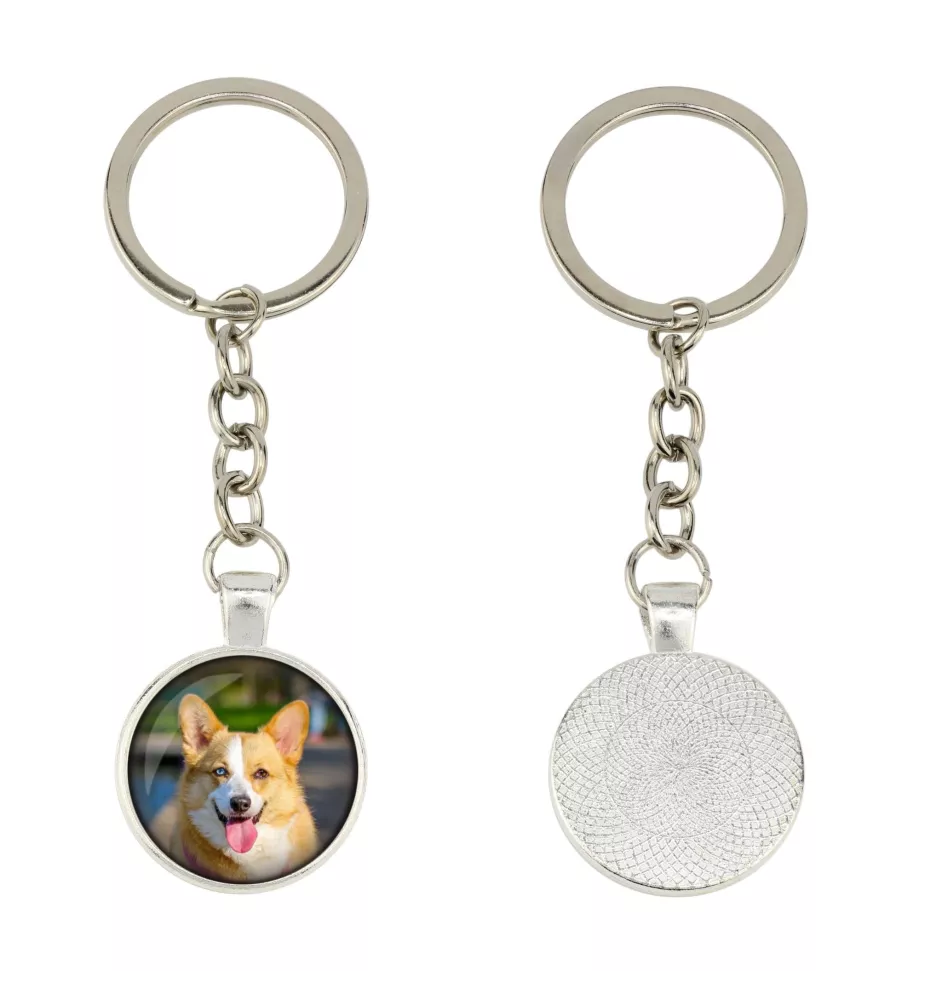 Cardigan Welsh Corgi - keychain in a box, own photo, keychain pendant from Art-Dog brand