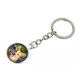 Cardigan Welsh Corgi brelok w pudełku ze zdjęciem Art-Dog