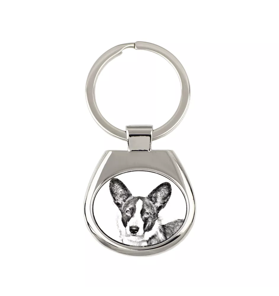 Cardigan Welsh Corgi - Schlüsselanhänger mit Hund, Anhänger mit Aufdruck, personalisierter Anhänger der Marke Art-Dog