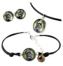Cane Corso, Italian Cane Corso - a set of jewelry in a box, necklace, earrings, bracelet, products from the Art-Dog brand