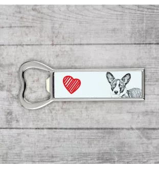 Cardigan Welsh Corgi - Flaschenöffner mit Hund, personalisierter Flaschenöffner für den Kühlschrank, ein einzigartiges Geschenk für Männer von der Marke Art-Dog