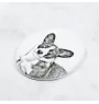 Cardigan Welsh Corgi - Gedenktafel mit einem Foto eines Hundes, Grabplatte mit Druck, personalisierte ovale Platte der Marke Art-Dog