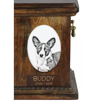 Cardigan Welsh Corgi płyta nagrobna ze zdjęciem psa Art-Dog