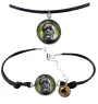 Cane Corso, Italienischer Corso-Hund, Cane di Macellaio - Schmuckset mit Ihrem Foto, handgefertigtes Set, Armband und Halskette von Art.-Dog.
