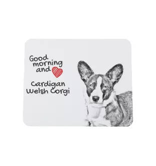 Cardigan Welsh Corgi - tapis de souris personnalisé avec impression, tapis de souris personnalisé avec chien, accessoire unique pour employé de bureau de la marque Art-Dog