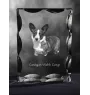 Cardigan Welsh Corgi I - cristal avec photo de chien, statuette en verre avec photo, cadre exceptionnel avec photo de la marque Art-Dog