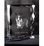 Cardigan Welsh Corgi I - cristal avec photo de chien, statuette en verre avec photo, cadre exceptionnel avec photo de la marque Art-Dog