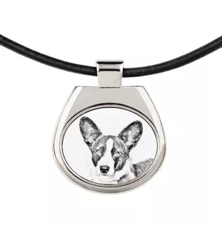 Cardigan Welsh Corgi zawieszka naszyjnik z psem Art-Dog