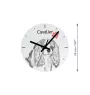 Cardigan Welsh Corgi - Wanduhr mit Hund, Regal Uhr mit Druck, personalisierte Hausdekoration von Art-Dog.