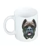 Cane Corso, Italienischer Corso-Hund, Cane di Macellaio - Becher mit einem Bild und dem Schriftzug geometrischer Hund Art-Dog