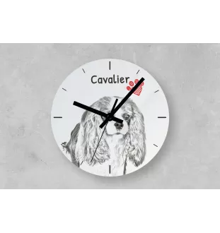 Cardigan Welsh Corgi - wall clock with a dog, shelf clock with a print, personalized home decoration from the Art-Dog brand