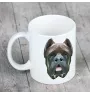 Cane Corso, Chien De Cour Italien - tasse avec une photo et un motif de chien géométrique Art-Dog