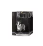 Cardigan Welsh Corgi I - Candle holder with dog photo, crystal tealight holder, personalised gift by Art-Dog brand