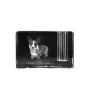 Cardigan Welsh Corgi I - Porte-stylos, organiseur en cristal avec photo de chien, décoration de bureau unique par la marque Art-Dog