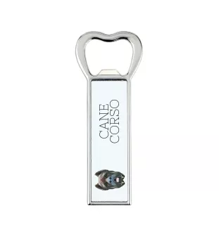 Cane Corso, Italian Cane Corso - bottle opener with a picture and inscription for beer by Art-Dog