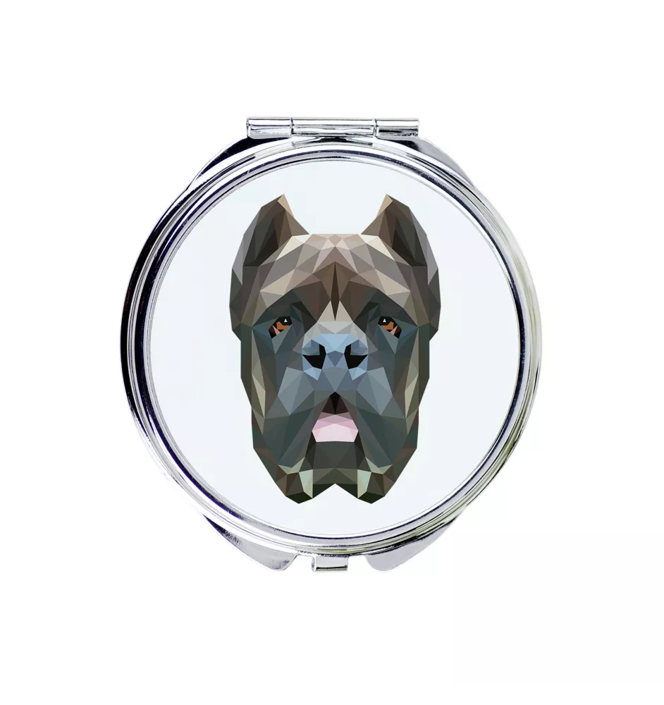 Cane Corso lusterko geometryczne Art-Dog