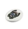 Cane Corso, Italian Cane Corso - a plate with a geometric design and the brand name Art-Dog