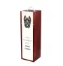 Cane Corso, Italian Cane Corso - geometric box with a picture and inscription for wine by Art-Dog