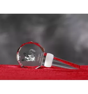 Cardigan Welsh Corgi I grubszy stopper do wina z psem Art-Dog