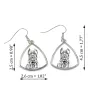 Cane Corso, Chien De Cour Italien - boucles d'oreilles avec chien, boucles d'oreilles pendantes avec photo, bijoux personnalisés avec impression de la marque Art-Dog