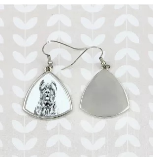 Cane Corso, Italienischer Corso-Hund, Cane di Macellaio - Hund Ohrringe, hängende Ohrringe mit Bild, personalisierter Schmuck mit dem Aufdruck der Marke Art-Dog