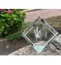Cardigan Welsh Corgi I - crystal cube with a photo, photo of a horse in crystal, cubic paperweight from Art-Dog brand