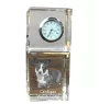 Cardigan Welsh Corgi I - montre en cristal avec photo, photo de chien dans un cristal, horloge de bureau personnalisée de la marque Art-Dog