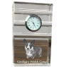 Cardigan Welsh Corgi I zegar trój-paskowy z psem Art-Dog