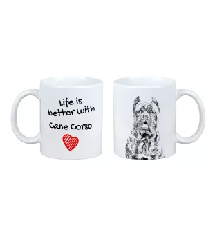 Cane Corso, Chien De Cour Italien - tasse avec chien, tasse avec photo, cadeau personnalisé de la marque Art-Dog