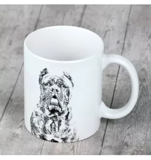 Cane Corso, Italian Cane Corso - cup with a dog, cute cup with graphics, a gift with your photo from the Art-Dog brand