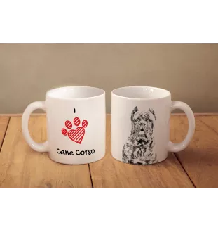 Cane Corso, Italienischer Corso-Hund, Cane di Macellaio - Tasse mit Hund, entzückende Tasse mit Grafik, Geschenk mit Ihrem Foto von der Marke Art-Dog