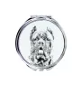 Cane Corso, Italian Cane Corso - Pocket mirror with a dog, personalized mirror for a purse, compact mirror with Art-Dog brand print.