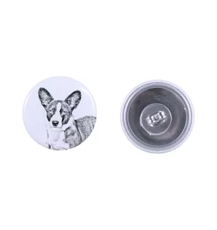 Cardigan Welsh Corgi - unique dog earrings, your pet on a keychain, Art-Dog's own brand