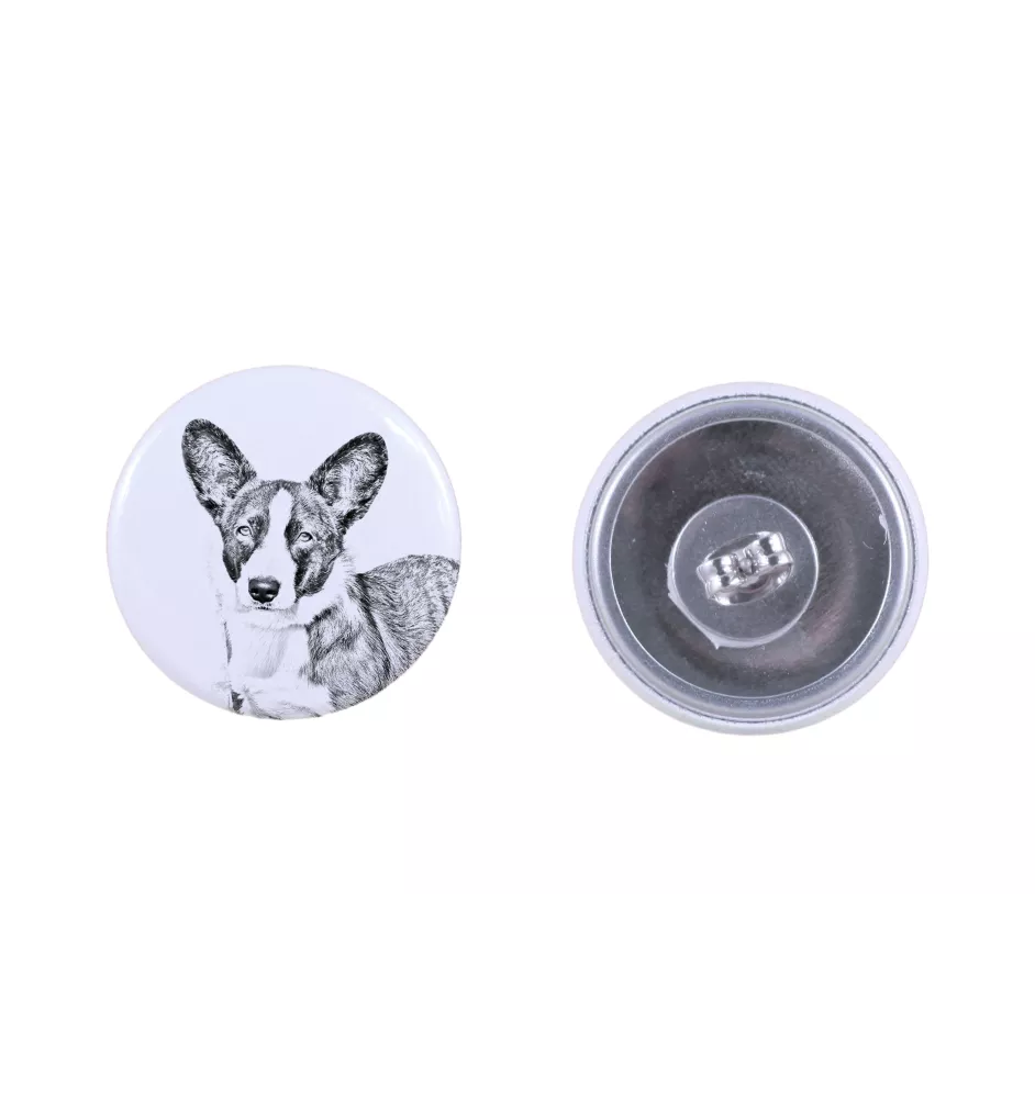 Cardigan Welsh Corgi kolczyki z psem mały Art-Dog