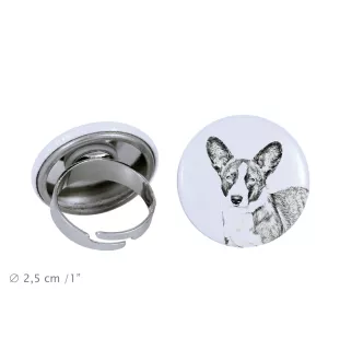 Cardigan Welsh Corgi - bijoux pour femmes avec l'image d'un chien, produit fait à la main, possibilité d'ajouter sa propre photo, marque Art-Dog