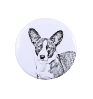 Cardigan Welsh Corgi - bijoux pour femmes avec l'image d'un chien, produit fait à la main, possibilité d'ajouter sa propre photo, marque Art-Dog
