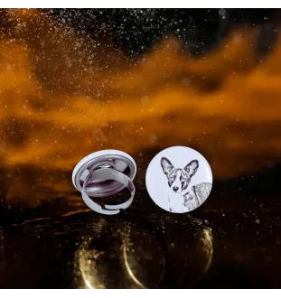 Cardigan Welsh Corgi - bijoux pour femmes avec l'image d'un chien, produit fait à la main, possibilité d'ajouter sa propre photo, marque Art-Dog