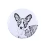 Cardigan Welsh Corgi przypinka z psem mała Art-Dog